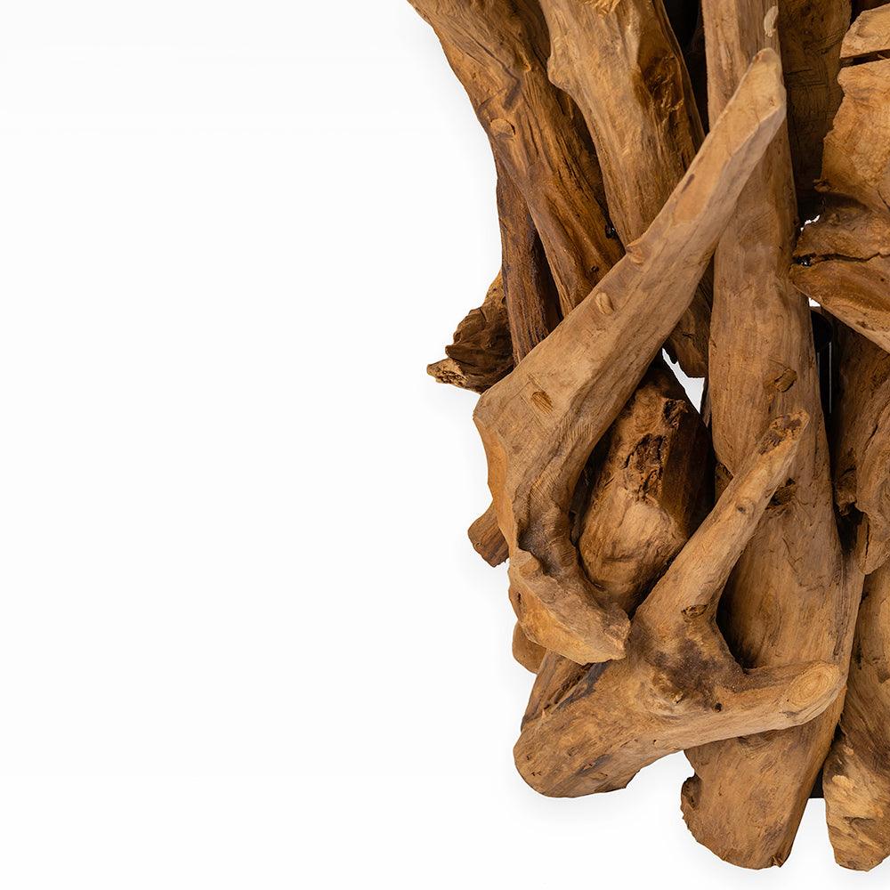 Nottingham Forest Teak Root Table Lamp